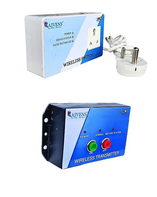 RAIVENS Remote-Controlled 16A Socket: 5km Patented Technology for Motors & Electrical Devices RAIVENS Remote-Controlled 16A Socket: 5km Patented Technology for Motors & Electrical Devices